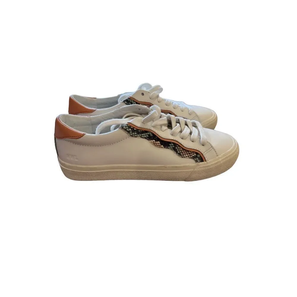Madewell Paracord Sidewalk Low Top Snake Print Sneakers Size 7 - Picture 6 of 8
